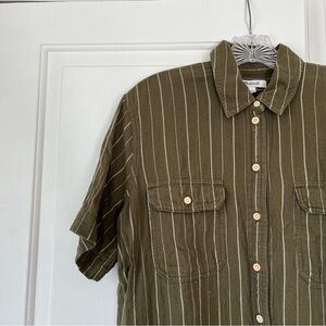 Madewell lightspun oversized button-up shirt